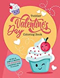 Toddler Valentine's Day Coloring Book: 30 Big & Simple Images For Beginners Learning How To Color, Ages 2-4, 8.5 x 11 Inches (21.59 x 27.94)