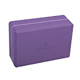 Hugger Mugger 3-Inch Foam Yoga Block (Purple)