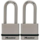 Master Lock M530XTLH Magnum Solid Steel Keyed Alike Padlocks, 2 Pack, 2 Count