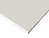 Marine Board HDPE (High Density Polyethylene) Plastic Sheet 1/4" x 12" x 24” White Color Textured