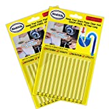 Sidith Drain Cleaner Sticks, Sink Deodorizer (24 Pcs), Sink Freshener to Keep Odor Free As Seen On TV for Bathroom, Kitchen, Toilet, Shower drain (Lemon)