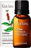 Gya Labs Coffee Essential Oil for Relaxation and Uplift Mood - Natural Coffee Oil for Skin Care - 100 Pure Therapeutic Grade for Aromatherapy - 10ml