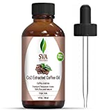 SVA Organics Coffee Oil CO2 Extracted 30ML (1 OZ) 100% Pure & Natural Undiluted Premium Therapeutic Grade Oil for Aromatherapy, Hair growth, Skin Nourishment and more