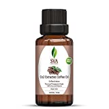 SVA Organics Coffee Oil Co2 Extracted 1/3 Oz 100% Pure Natural Premium Therapeutic Grade Undiluted Essential Oil for Face, Skin, Hair, Massage, Diffuser, Aromatherapy