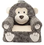 Soft Landing | Sweet Seats | Premium Character Chair with Carrying Handle & Side Pockets – Monkey