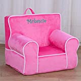 DIBSIES Personalized Creative Wonders Toddler Chair - Ages 1.5 to 4 Years Old (Princess Pink)