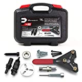 Powerbuilt Air Conditioning Clutch Remove and Install Tool kit, AC Compressor Clutches Remover and Installer, Holding Tools, Storage Case - 948995