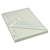 Amazon Basics Engineering Computation Pad, 8.5" x 11", Quad/Margin Rule, 200 Sheets