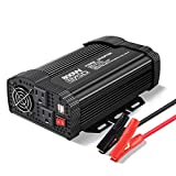 BYGD 800W Car Power Inverter, ETL Listed DC 12V to 110V AC Battery Power Converter with 2 AC Outlets and 2 Quick Charging USB Ports for Outdoor Activites, Emergency, RV, Truck, Vehicles