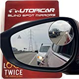 2.5" Unique Convex Blind Spot Side: Rear View/Rearview Truck And Car Mirror Automotive Exterior Blindspot Accessories For Men/Women Auto Parts (2pack)