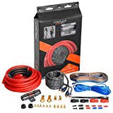 TOPSTRONGGEAR 4 Gauge Amp Kit True 4 AWG Amplifier Installation Wiring Amp Kit Install Cables