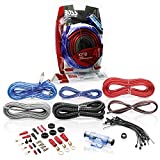 BOSS Audio Systems KIT10 4 Gauge Amplifier Installation Wiring Kit - A Car Amplifier Wiring Kit Helps You Make Connections and Brings Power to Your Radio, Subwoofers and Speakers