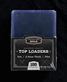 Cardboard Gold 1x 25ct CBG 100 pt 3" x 4" PRO Toploaders Keeps Thicker Cards Ultra Protected