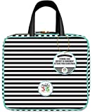 me & my BIG ideas Storage Case - The Happy Planner Scrapbooking Supplies - Black & White Stripe - Holds Your Planner & Accessories - Zippered Bag with Handle & 2 Removable Pouches - 12 x 10.5 x 4 in.