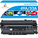 TRUE IMAGE Compatible Toner Cartridge Replacement for HP 49A Q5949A 53A Q7553A 49X Q5949X Used with 1320 1320n 3390 1160 1320tn 1320nw 3392 P2015 P2015dn Printer Ink (Black, 1-Pack)