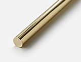 Wieland Chase Blue Dot C360 Solid Leaded Brass Rod | Round, 1/4" x 3' | American Made | ASTM B16