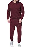 COOFANDY Men's Sweatsuits Hoodie 2 Piece Tracksuit Sweatshirt Sweatpants Solid Comfy Casual Sports Sets with Pockets