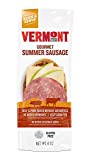 Vermont Smoke and Cure Uncured Summer Sausage - Antibiotic Free and Gluten Free - Great on Charcuterie Boards With Cheese - 6oz