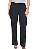 Dickies Women's Plus-Size Relaxed Straight Stretch Twill Pant, Black, 20W