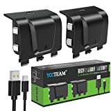 2 Pack Rechargeable Controller Battery Pack for Series X/S with 2.5h Fast Charge Play and Charge Kit with 2FT Type-C USB Charging Cable for Xbox Series Wireless Remote