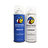 American Touch Up Paint Compatible with 1994-2020 BMW | 300 Alpine White III | Spray Paint (Basecoat/Clearcoat)