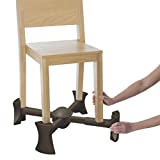 KABOOST Booster Seat for Dining Table, Chocolate - Goes Under The Chair - Portable Chair Booster for Toddlers and Grown Ups