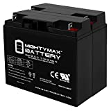 Mighty Max Battery 12V 22AH Replaces Pride GoGo Elite Traveler Plus MKB ES17 12-2 Pack Brand Product