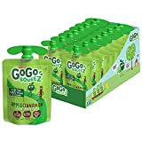 GoGo squeeZ Fruit on the Go, Apple Cinnamon, 3.2 oz. (18 Pouches) - Tasty Kids Applesauce Snacks Made from Apples & Cinnamon - Gluten Free Snacks for Kids - Nut & Dairy Free - Vegan Snacks