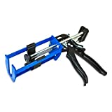 AES Industries 200mL 1:1 and 2:1 Dual Cartridge Applicator Gun for Dispensing Panel Bond Adhesive, Fillers, Structural Epoxy, Plastic Repair Epoxy and Adhesives