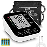 Blood Pressure Monitor,CARMAS Blood Pressure Monitor Upper Arm with XL Large Cuff,Automatic Upper Arm Machine with 2*120 Sets of Memory Large LCD Display (Black)