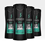 AXE Men's Body Wash for a Clean and Fresh Feel Apollo Dermatologist Tested Soap, Cedarwood, Sage, 16 Oz, 4 Count