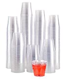 500 PACK Plastic Shot Glasses-1 Oz Disposable Cups-1 Ounce Tasting Cups-Party Cups Ideal for Whiskey, Wine Tasting, Food Samples, Perfect for Parties