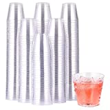 500 PACK Plastic Shot Glasses-1 Oz Disposable Cups-1 Ounce Tasting Cups-Party Cups Ideal for Whiskey, Wine Tasting, Food Samples, Perfect for Thankgiving Halloween Christmas Parties