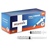 10ml Oral Syringes - 100 Pack – Luer Slip Tip, No Needle, Individually Blister Packed - Medicine Administration for Infants, Toddlers and Small Pets (No Cover)