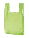 Lime Green Plastic T-Shirt Bags - Case of 1,000