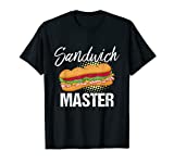 Sandwich Master Deli Sub Lover Sandwich Day Food Pun T-Shirt