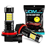 JDM ASTAR Extremely Bright PX Chips H11 H16 LED Fog Light Bulbs, Golden Yellow