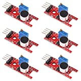 ACEIRMC 6pcs KY-037 4pin Voice Sound Detection Sensor Module Microphone Transmitter Smart Robot Car for arduino DIY Kit