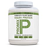 PROMIX Premium Vegan Protein + B12, Organic Complete Protein Plant Based Blend, Gluten-Free, Soy Free, 5lb Bulk