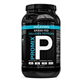 PROMIX Collagen Peptides Protein Powder, Pasture-Raised Grass Fed Hydrolysate | Unflavored, 2.5lbs | Keto, Non GMO, Gluten Free, Natural, Organic, Hydrolyzed | For Healthy Skin, Bones, Hair and Joints