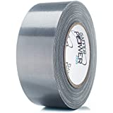 Duct Tape | USA Made Quality | Waterproof | Heavy Duty Powersteel | Silver | 2 in X 25 Yds | by Gaffer Power