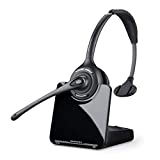 Poly - CS510 Support Convertible Wireless Headset (Plantronics) - Over-the-Head One Ear/Monaural Headset - DECT 6.0 - Connects to Desk Phone - Telephone Headset