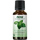 NOW Essential Oils, Organic Patchouli Oil, Earthy Aromatherapy Scent, Steam Distilled, 100% Pure, Vegan, Child Resistant Cap, 1-Ounce