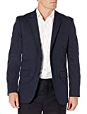 Perry Ellis Men's Slim Fit Solid Suit Jacket, Dark Sapphire, Large/42 Regular