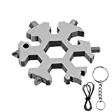 19-In-1 Stainless Steel Snowflake Multitool, Gifts for Men, Cool & Unique Birthday Gifts for Dad Husband Boyfriend,Fun Gadget Mens Gifts Ideas,Snowflake Multi Tool
