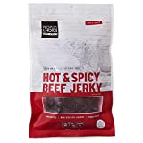 People's Choice Beef Jerky - Classic - Hot & Spicy - Big Slab - Whole Muscle Premium Cuts - Bulk Jerky Package - Thin Sheets - Low Sodium Low Salt High Protein Meat Snack - 15 Count, 1 Bag