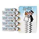 Children's Wedding Coloring Books - Set of 12 activity pads, Crayons Included - Wedding Favors for Kids