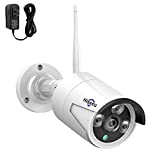 Hiseeu Camera Add on 3MP Outdoor Wireless Security Camera, Waterproof Outdoor Indoor 3.6mm Lens IR Cut Day & Night Vision with Power Adapter, Compatible 8CH Wireless Security Camera System