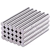 Eokoaiee 200 Pack Multi Use Refridge Project Paster Magnets Sticker for Refrigerators Whiteboard Art Craft Projects Office (5X2MM)