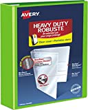 Avery Heavy Duty View 3 Ring Binder, 3" One Touch EZD Ring, Holds 8.5" x 11" Paper, 1 Chartreuse Binder (79779)